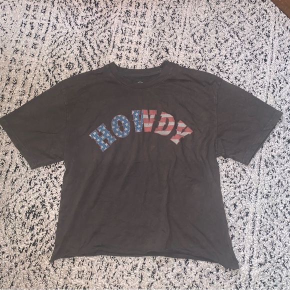 Buckle Tops - Buckle USA Howdy Short Sleeve Tee Size Medium Coastal Cowgirl Country Concert